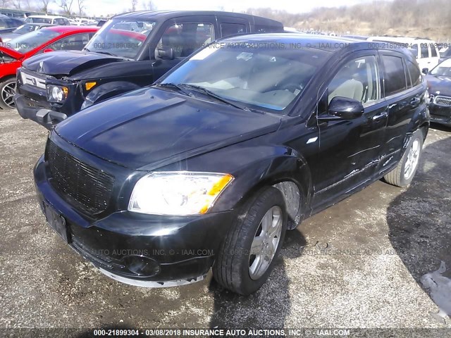 1B3HB48B07D380942 - 2007 DODGE CALIBER SXT BLACK photo 2