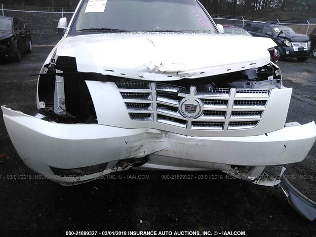 1GYUCCEF3AR159979 - 2010 CADILLAC ESCALADE PREMIUM WHITE photo 6