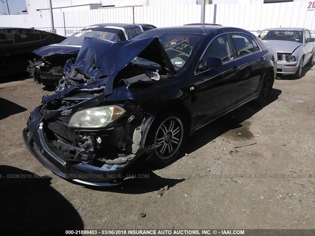 1G1ZH57B98F214443 - 2008 CHEVROLET MALIBU 1LT 蓝色 照片 2