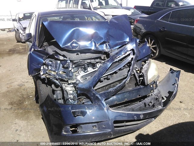 1G1ZH57B98F214443 - 2008 CHEVROLET MALIBU 1LT 蓝色 照片 6