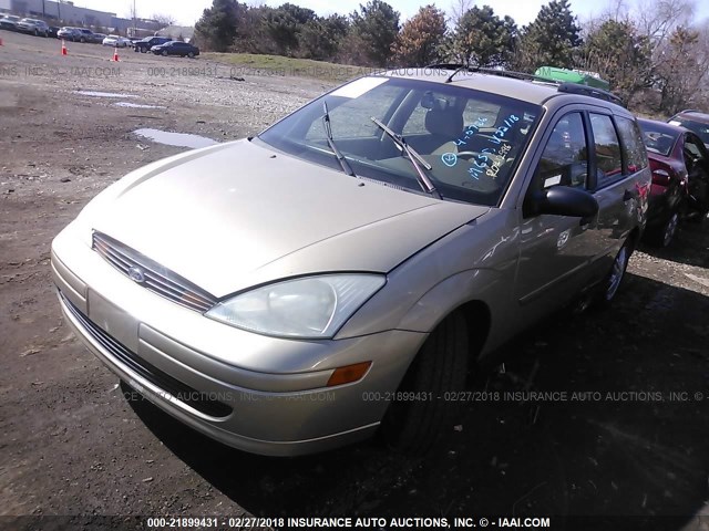 1FAFP36381W225795 - 2001 FORD FOCUS SE/SE COMFORT GOLD photo 2