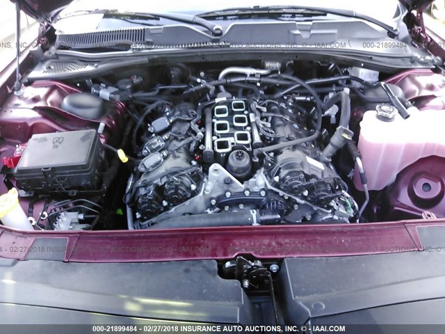 2C3CDZAG8HH613500 - 2017 DODGE CHALLENGER SXT BURGUNDY photo 10