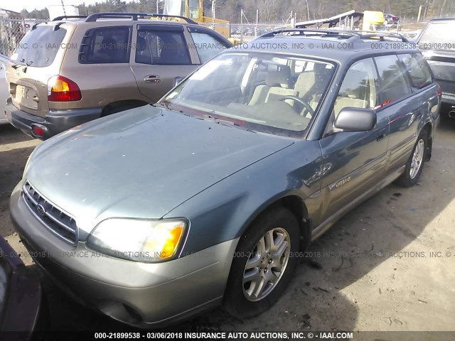 4S3BH675626636606 - 2002 SUBARU LEGACY OUTBACK AWP 绿色 照片 2