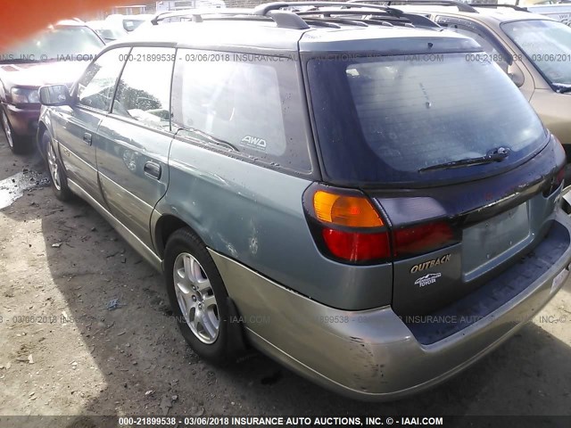 4S3BH675626636606 - 2002 SUBARU LEGACY OUTBACK AWP 绿色 照片 3