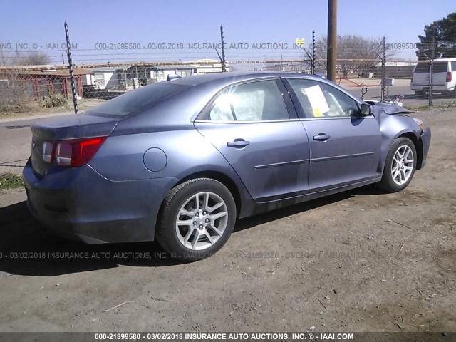 1G11C5SL6EF145346 - 2014 CHEVROLET MALIBU 1LT BLUE photo 4