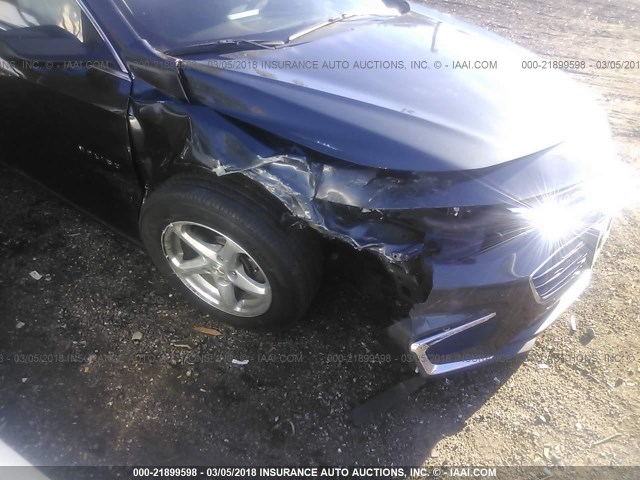 1G1ZB5ST0HF123367 - 2017 CHEVROLET MALIBU LS ნაცრისფერი ფოტო 6
