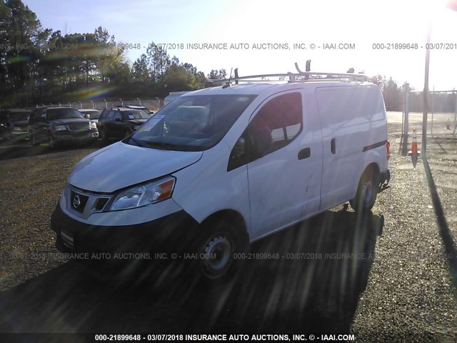 3N6CM0KN3FK720272 - 2015 NISSAN NV200 2.5S/2.5SV WHITE photo 2