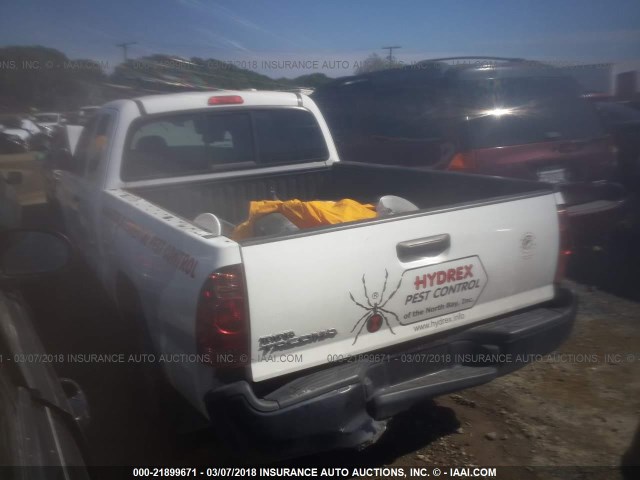 5TFTX4CN1EX044658 - 2014 TOYOTA TACOMA ACCESS CAB Weiß Foto 3
