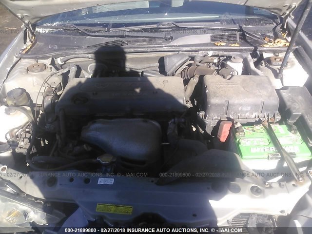 4T1BE32K95U092702 - 2005 TOYOTA CAMRY LE/XLE/SE SILVER photo 10