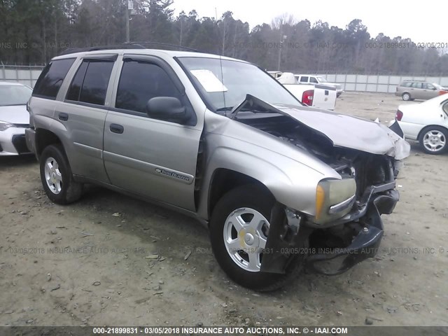 1GNDS13S622234673 - 2002 CHEVROLET TRAILBLAZER  TAN photo 1