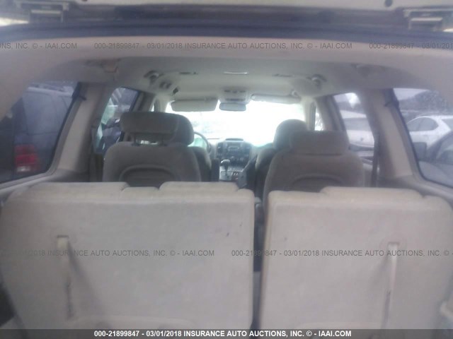 KNDMB233576180418 - 2007 KIA SEDONA EX/LX GOLD photo 8