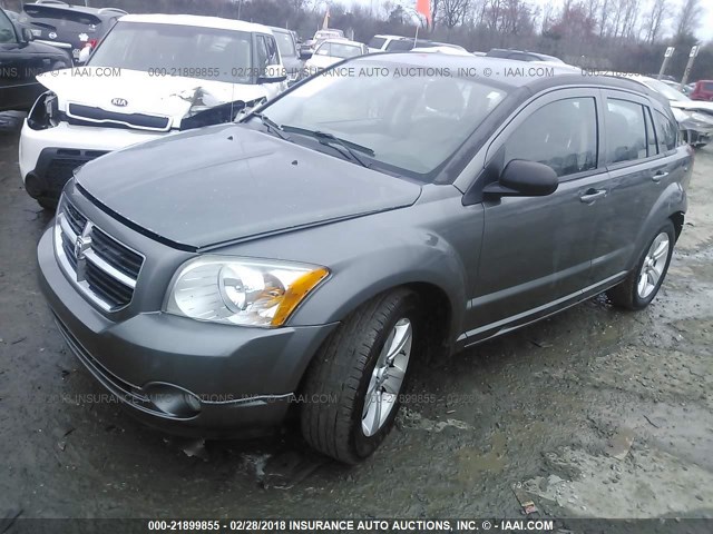 1C3CDWDAXCD532400 - 2012 DODGE CALIBER SXT GRAY photo 2