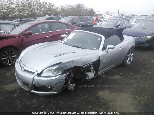 1G8MB35B87Y100764 - 2007 SATURN SKY SILVER photo 2