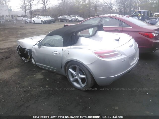 1G8MB35B87Y100764 - 2007 SATURN SKY SILVER photo 3