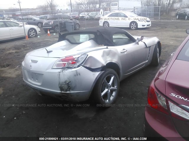 1G8MB35B87Y100764 - 2007 SATURN SKY SILVER photo 4