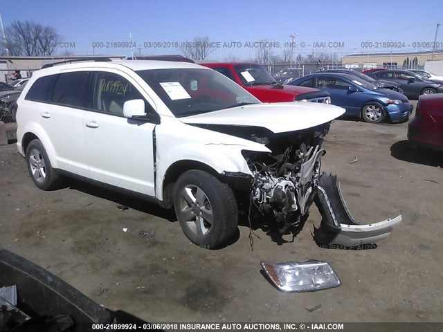 3D4PG1FG1BT532824 - 2011 DODGE JOURNEY MAINSTREET WHITE photo 1