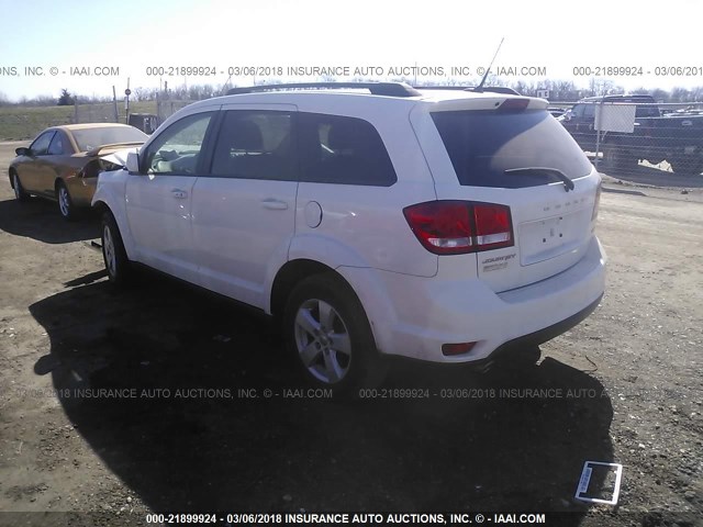 3D4PG1FG1BT532824 - 2011 DODGE JOURNEY MAINSTREET WHITE photo 3