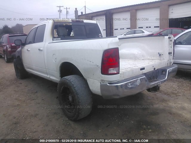 3C6UR5DL3EG242994 - 2014 RAM 2500 SLT WHITE photo 3