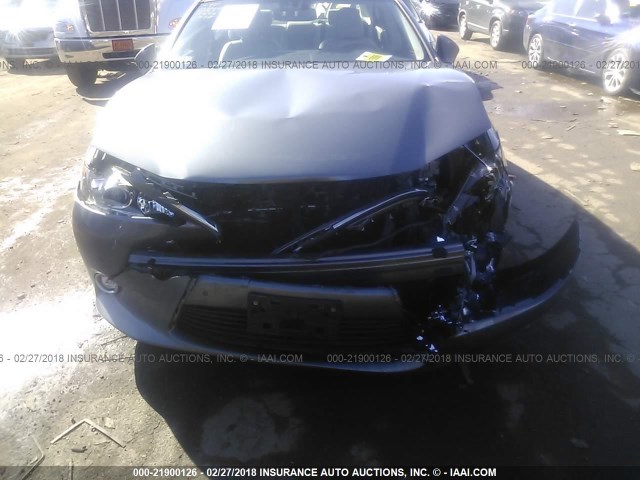 JTHBW1GG3E2041846 - 2014 LEXUS ES 300H GRAY photo 6