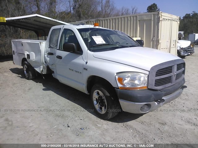 3D7KR28D06G273645 - 2006 DODGE RAM 2500 ST/SLT 白色 照片 1