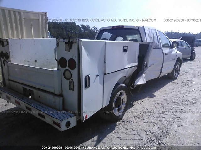 3D7KR28D06G273645 - 2006 DODGE RAM 2500 ST/SLT 白色 照片 4