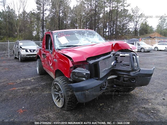 1FTSX21PX5EC30974 - 2005 FORD F250 SUPER DUTY RED photo 6