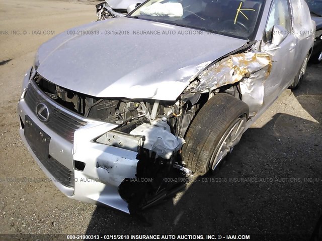 JTHCE1BL8D5004722 - 2013 LEXUS GS 350 SILVER photo 6