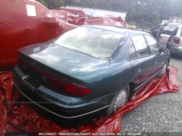 2G4WB52K4W1435483 - 1998 BUICK REGAL LS GREEN photo 4