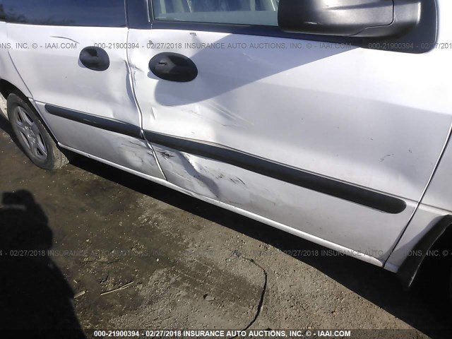 2FMZA51686BA64861 - 2006 FORD FREESTAR SE WHITE photo 6