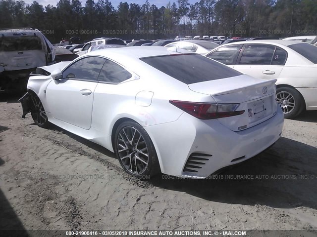 JTHHE5BC9F5006849 - 2015 LEXUS RC 350 WHITE photo 3