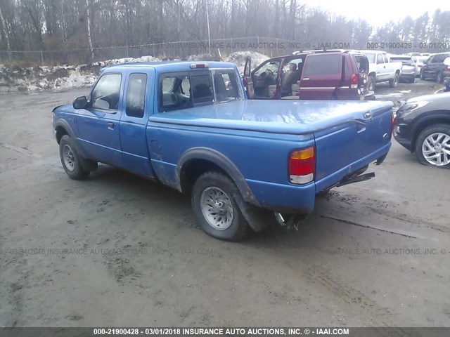 1FTZR15V4XPB22546 - 1999 FORD RANGER SUPER CAB BLUE photo 3