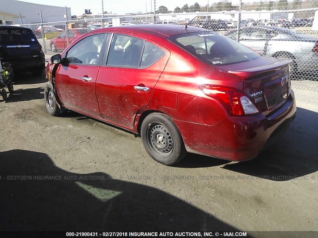 3N1CN7AP3GL807065 - 2016 NISSAN VERSA S/S PLUS/SV/SL RED photo 3