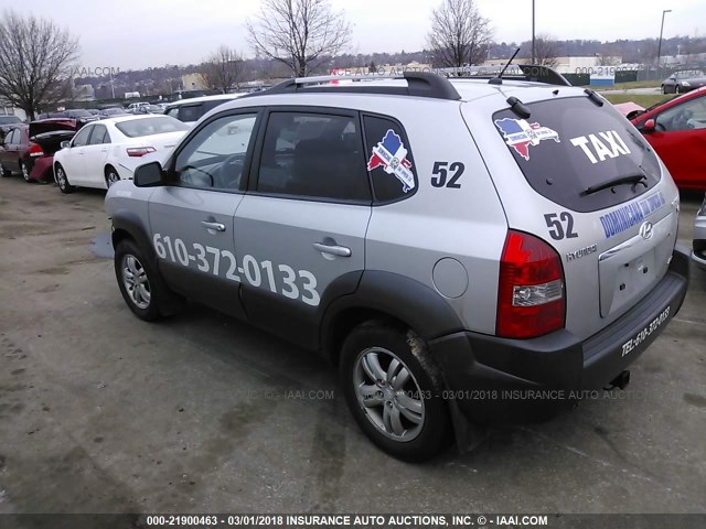 KM8JN72D08U768673 - 2008 HYUNDAI TUCSON SE/LIMITED SILVER photo 3