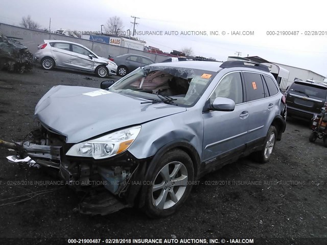 4S4BRBCC6E3223404 - 2014 SUBARU OUTBACK 2.5I PREMIUM SILVER photo 2