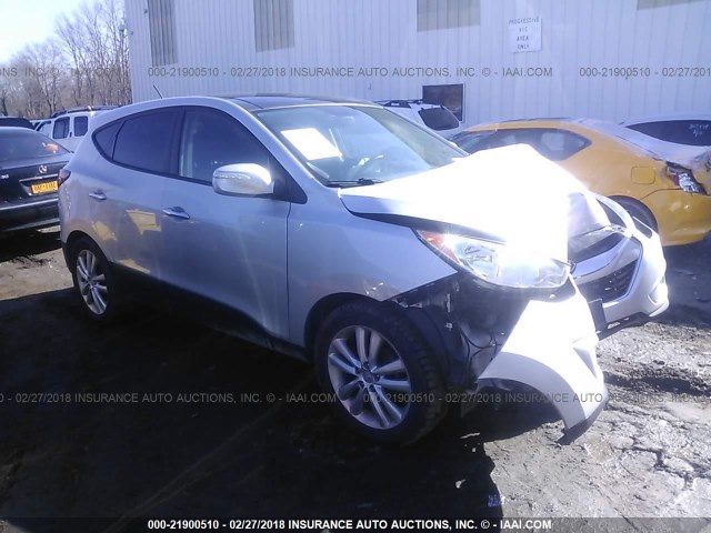 KM8JU3AC2AU022431 - 2010 HYUNDAI TUCSON GLS/LIMITED ვერცხლისფერი ფოტო 1