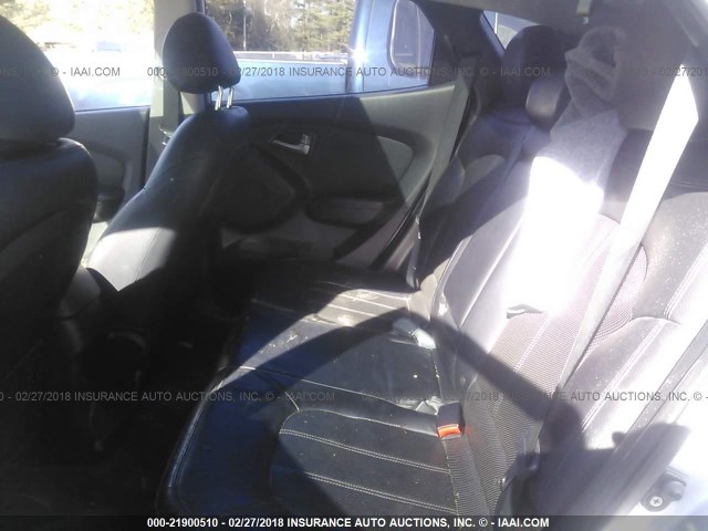 KM8JU3AC2AU022431 - 2010 HYUNDAI TUCSON GLS/LIMITED ვერცხლისფერი ფოტო 8