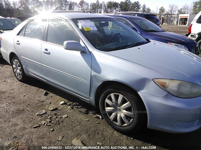 4T1BE32K75U574519 - 2005 TOYOTA CAMRY LE/XLE/SE ღია ლურჯი ფოტო 6