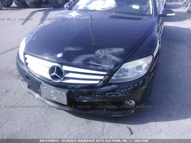 WDDEJ71X68A014844 - 2008 MERCEDES-BENZ CL 550 BLACK photo 6