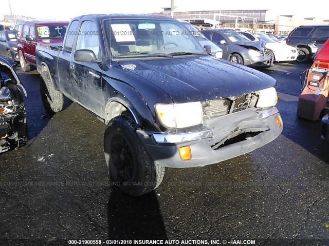 4TAWN72N0XZ541869 - 1999 TOYOTA TACOMA XTRACAB BLACK photo 1