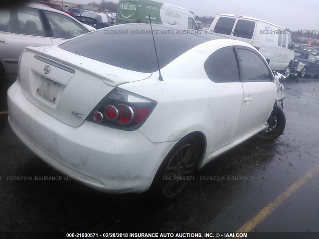 JTKDE167290300948 - 2009 TOYOTA SCION TC WHITE photo 4