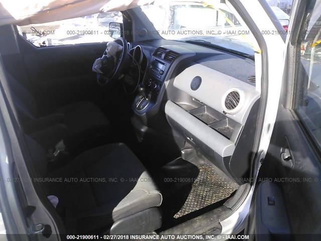 5J6YH18758L016122 - 2008 HONDA ELEMENT EX SILVER photo 5