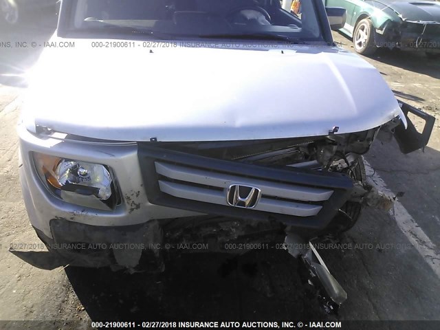 5J6YH18758L016122 - 2008 HONDA ELEMENT EX SILVER photo 6