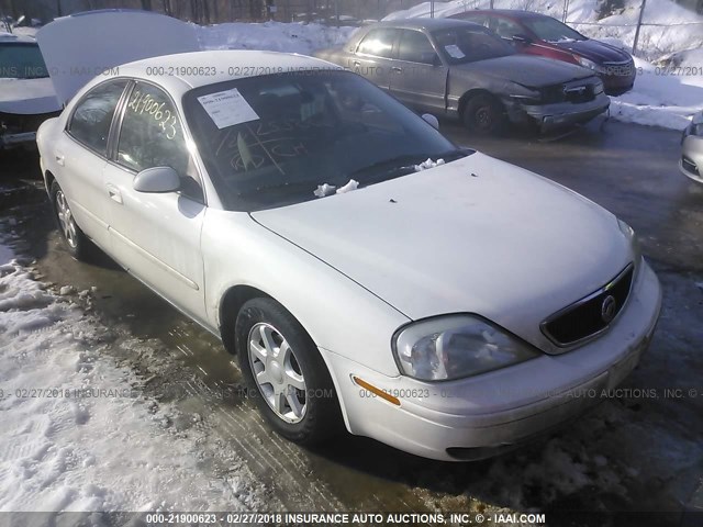 1MEFM502X3G618580 - 2003 MERCURY SABLE GS WHITE photo 1