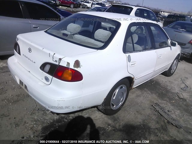 1NXBR18E3WZ107979 - 1998 TOYOTA COROLLA VE/CE/LE WHITE photo 4