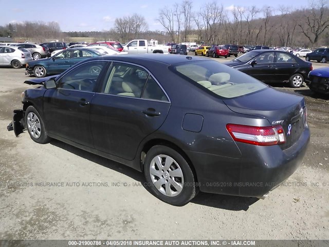 4T1BK3EK5BU130734 - 2011 TOYOTA CAMRY SE/LE/XLE 灰色 照片 3