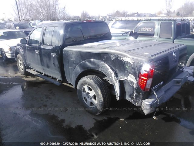 1N6AD09U27C465044 - 2007 NISSAN FRONTIER CREW CAB LE/SE/OFF ROAD BLACK photo 3