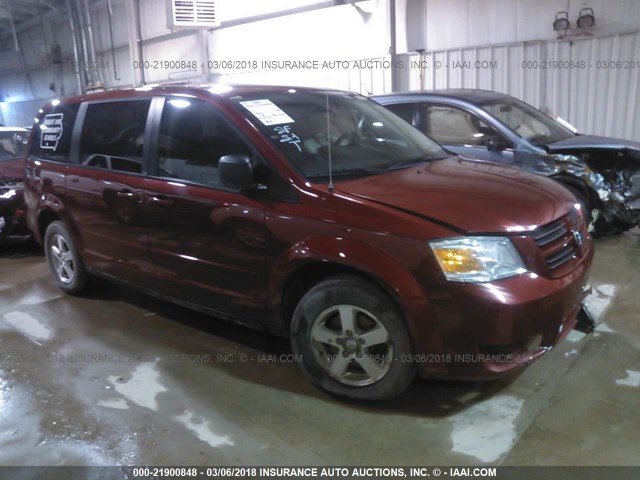 2D8HN44E49R660600 - 2009 DODGE GRAND CARAVAN SE RED photo 1