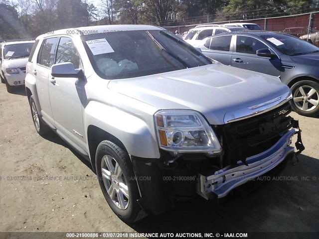 2GKALMEK5G6175332 - 2016 GMC TERRAIN SLE SILVER photo 1