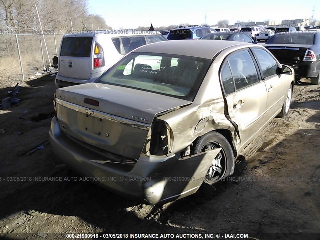 1G1ZT58N98F101213 - 2008 CHEVROLET MALIBU LT/CLASSIC GOLD photo 4