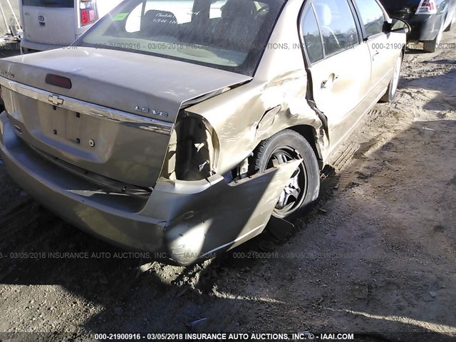 1G1ZT58N98F101213 - 2008 CHEVROLET MALIBU LT/CLASSIC GOLD photo 6